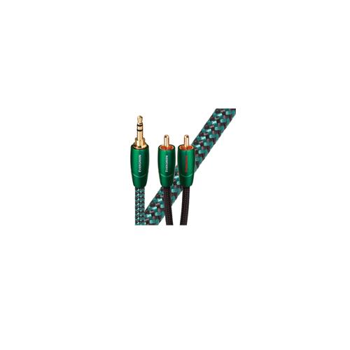 AUDIOQUEST EVERG05MR Evergreen 5M 3.5mm to 2 RCA Cable Hire