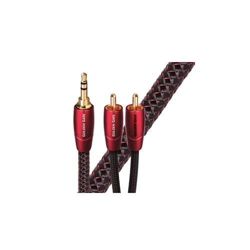 AUDIOQUEST GOLDG0.6MR Golden Gate 0.6M 3.5mm 2 RCA Cable Rent