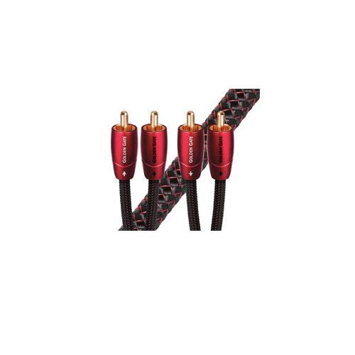 AUDIOQUEST GOLDG0.6R Golden Gate .6M 2 to 2 RCA male Cable Rent
