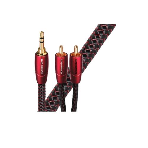 AUDIOQUEST GOLDG20MR Golden Gate 20M 3.5mm to 2 RCA Cable Hire