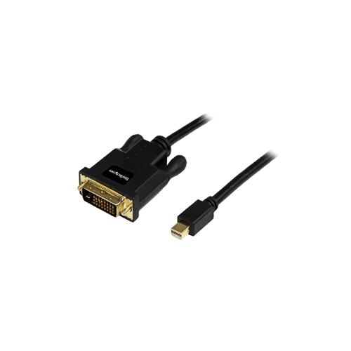  StarTech MDP2DVIMM3BS 0.9m 3ft Mini DisplayPort to DVI Cable Hire  