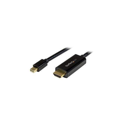 StarTech MDP2HDMM2MB 6ft 2m Mini DisplayPort to HDMI Cable Rent 
