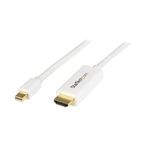  StarTech MDP2HDMM2MW 6ft 2m Mini DisplayPort to HDMI Cable Rent