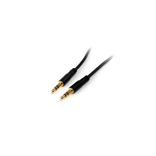 StarTech MU3MMS 3 ft Slim 3.5mm Stereo Audio Cable Hire